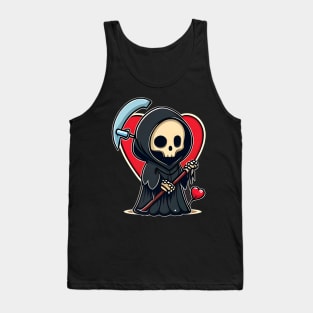 Valentine Grim Reaper Tank Top